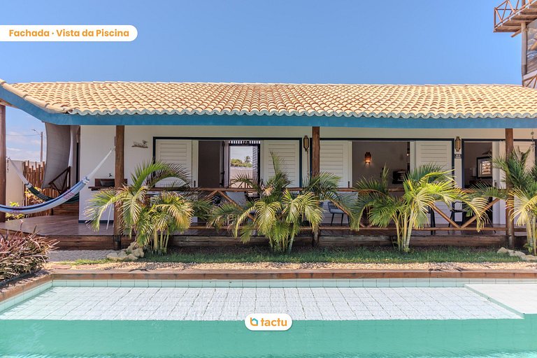 Casa com piscina no Pontal do Maceió