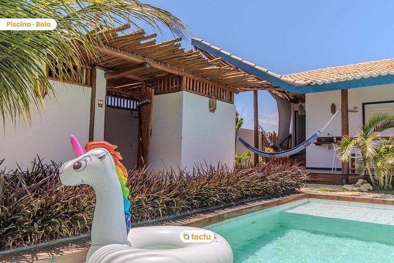 Casa com piscina no Pontal do Maceió