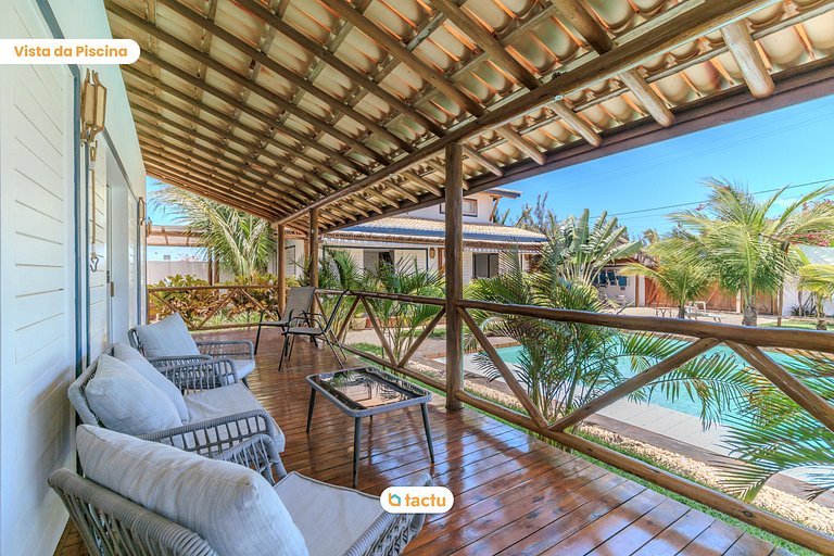 House with pool in Pontal do Maceió