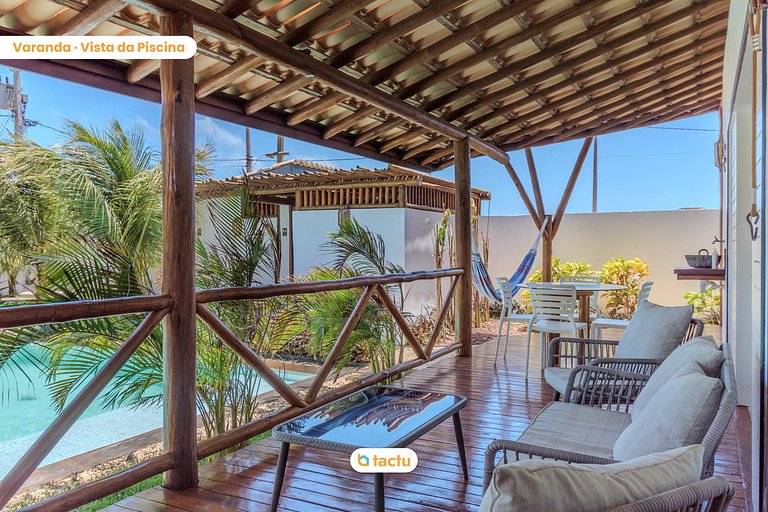 Casa com piscina no Pontal do Maceió