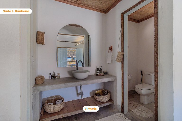 Casa Slow na praia da Taíba com vista para a praia