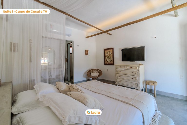 Casa Slow sur la plage de Taíba avec vue sur la plage