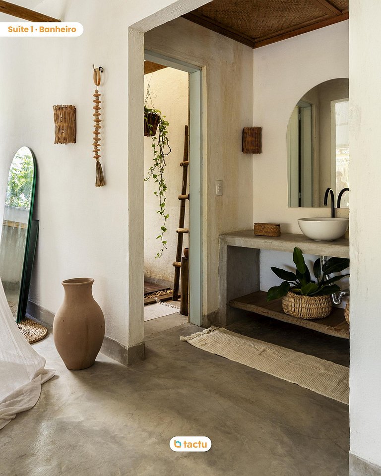 Casa Slow on Taíba beach overlooking the beach