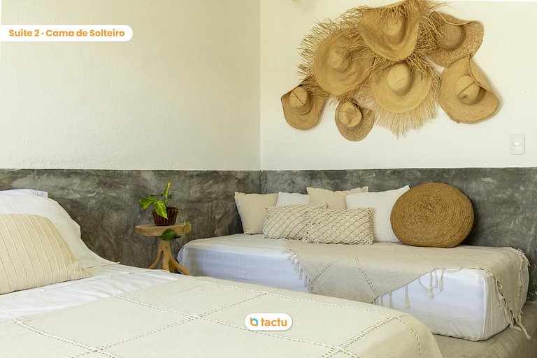 Casa Slow sur la plage de Taíba avec vue sur la plage