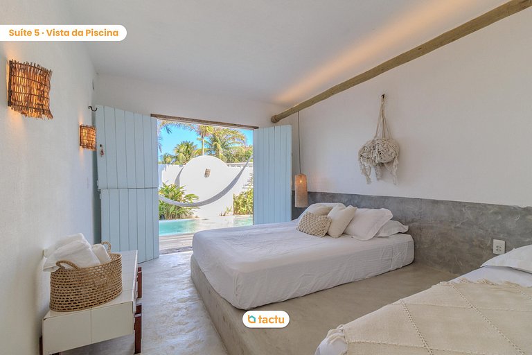 Casa Slow sur la plage de Taíba avec vue sur la plage