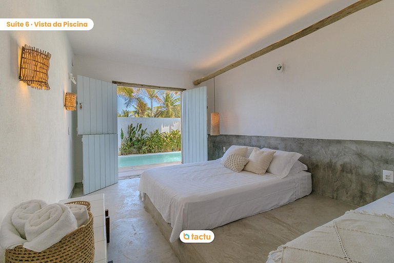 Casa Slow en la playa de Taíba con vistas a la playa