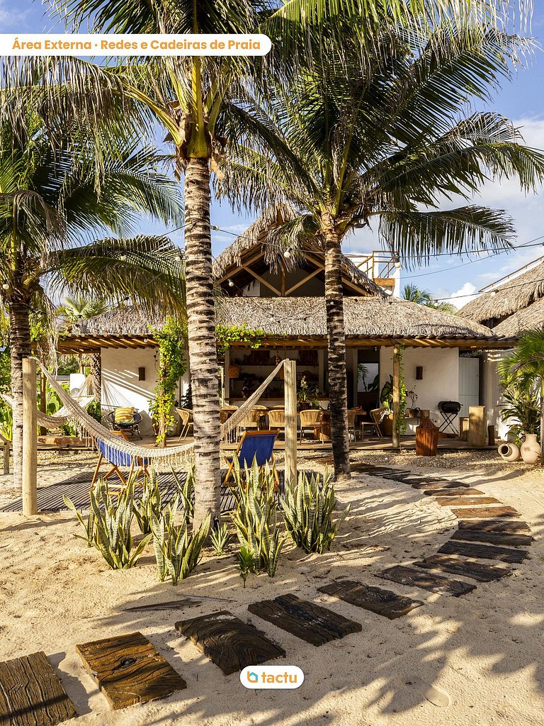 Casa Slow sur la plage de Taíba avec vue sur la plage