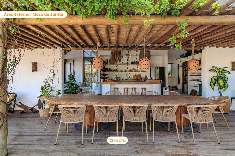 Casa Slow en la playa de Taíba con vistas a la playa