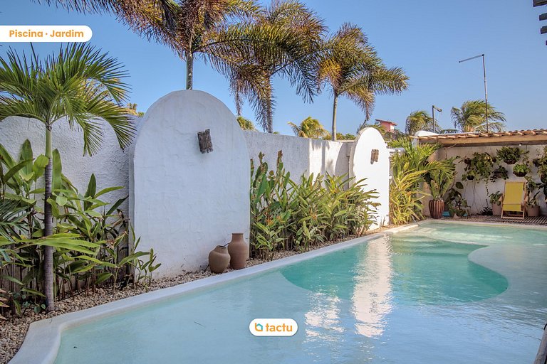 Casa Slow na praia da Taíba com vista para a praia