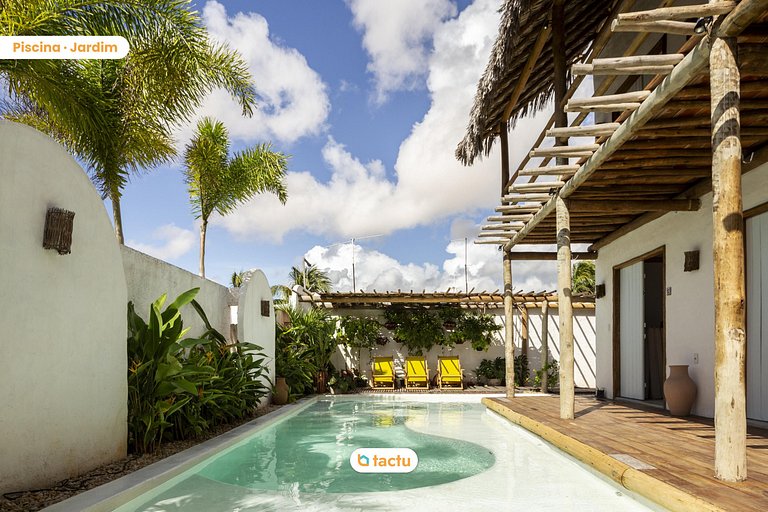 Casa Slow en la playa de Taíba con vistas a la playa