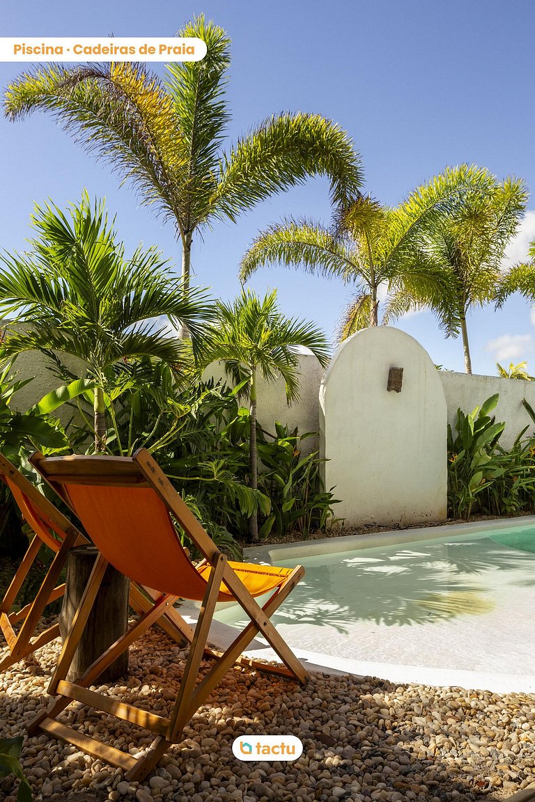 Casa Slow na praia da Taíba com vista para a praia