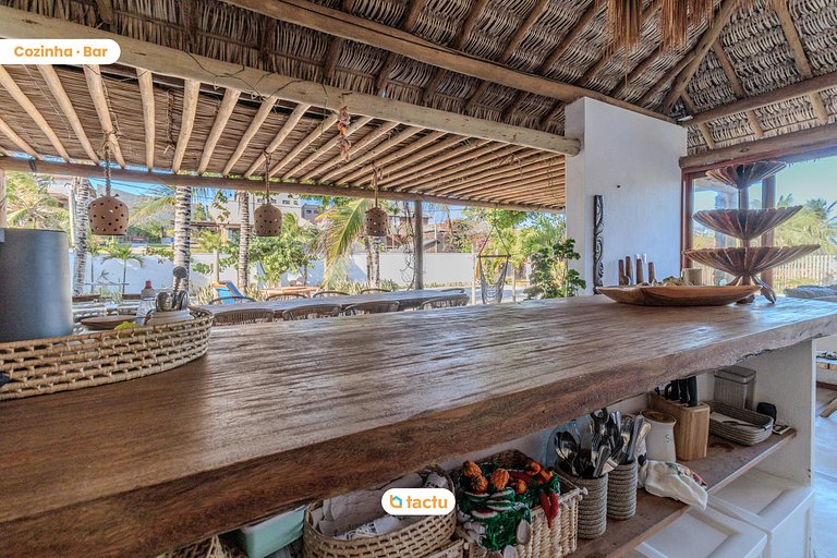 Casa Slow sur la plage de Taíba avec vue sur la plage
