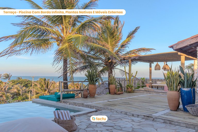 Casa Desert Point en Taiba con vistas al mar