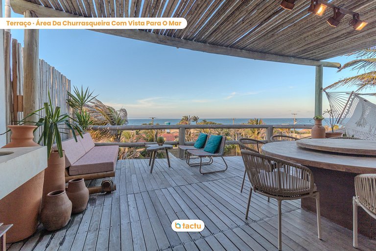 Casa Desert Point na Taíba com vista para o mar