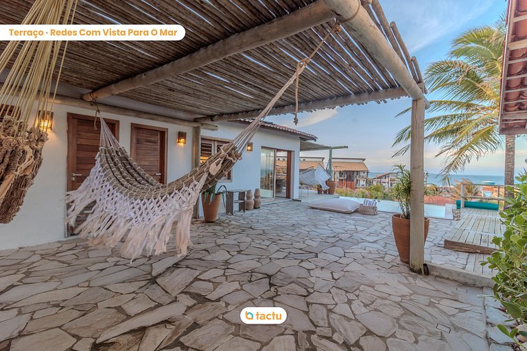 Desert Point house in Taiba with sea views