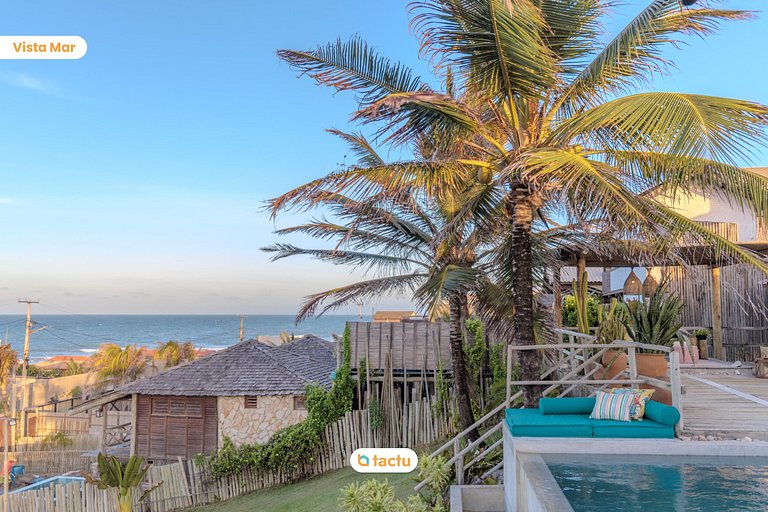 Maison Desert Point à Taiba avec vue sur la mer