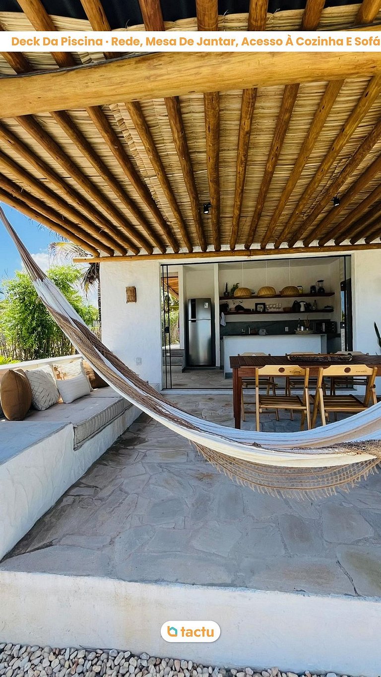 Casinha da Vila Taíba com piscina por Tactu