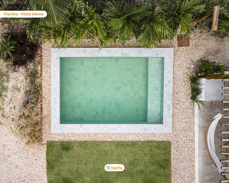 Casinha da Vila Taíba com piscina por Tactu