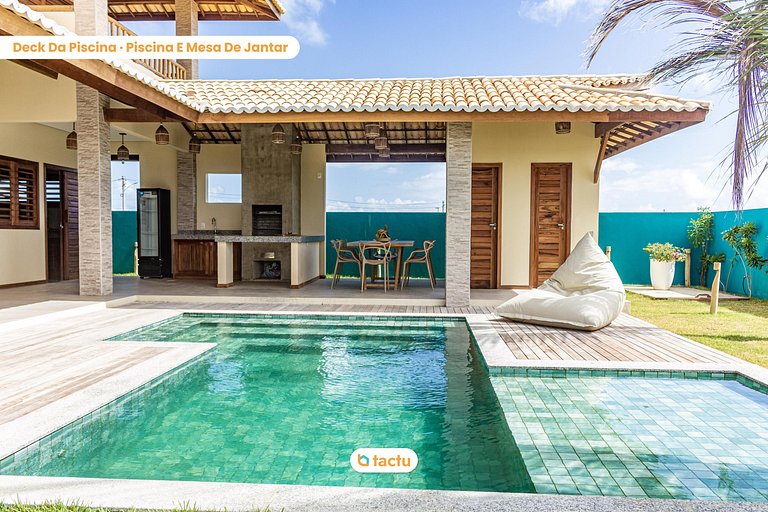 Casa com piscina no Praia Canoé por Tactu