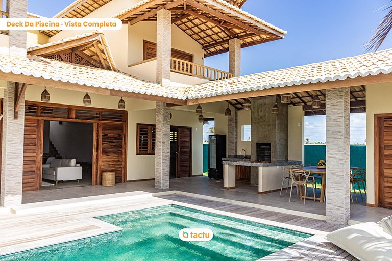 Casa com piscina no Praia Canoé por Tactu