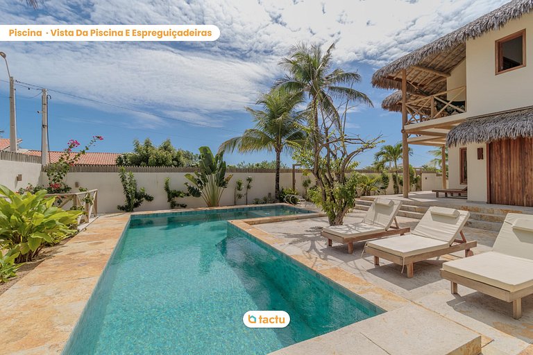 Casa luxuosa no Fortim com piscina