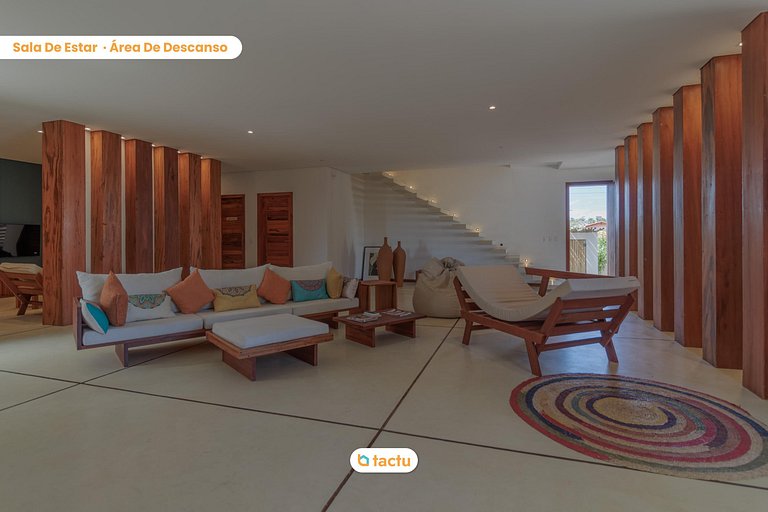 Casa luxuosa no Fortim com piscina