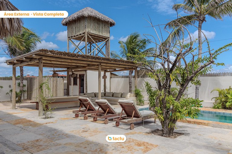 Casa luxuosa no Fortim com piscina