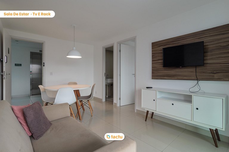Apartamento na Beira-Mar em Fortaleza com piscina