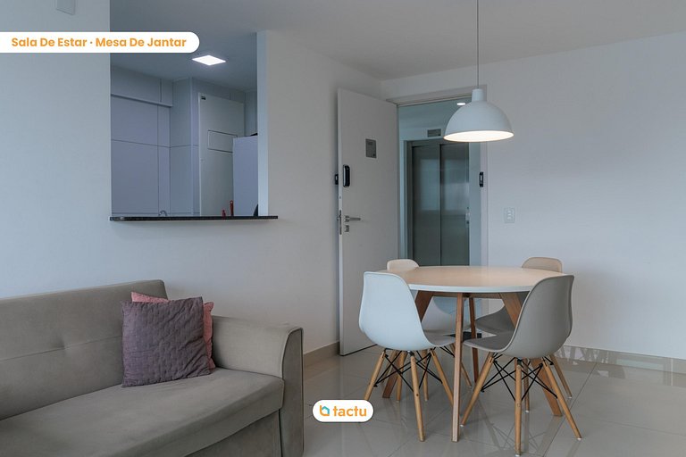 Apartamento na Beira-Mar em Fortaleza com piscina
