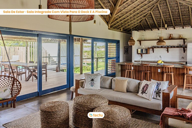 Casa Pipa em condomínio de luxo no Fortim