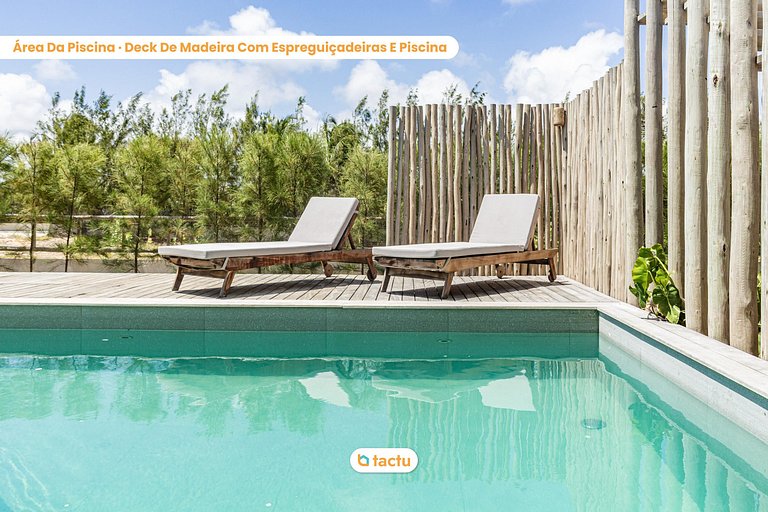 Casa Pipa em condomínio de luxo no Fortim