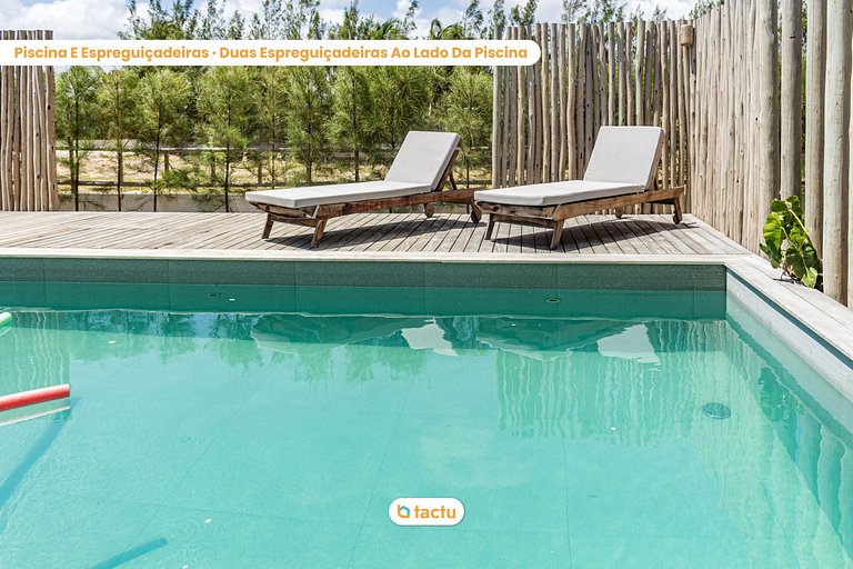 House Pipa in a luxury condominium in Fortim