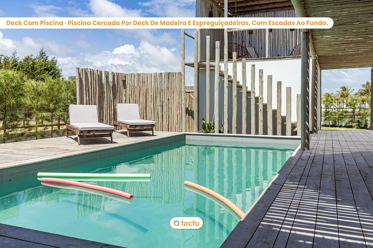 Casa Pipa em condomínio de luxo no Fortim
