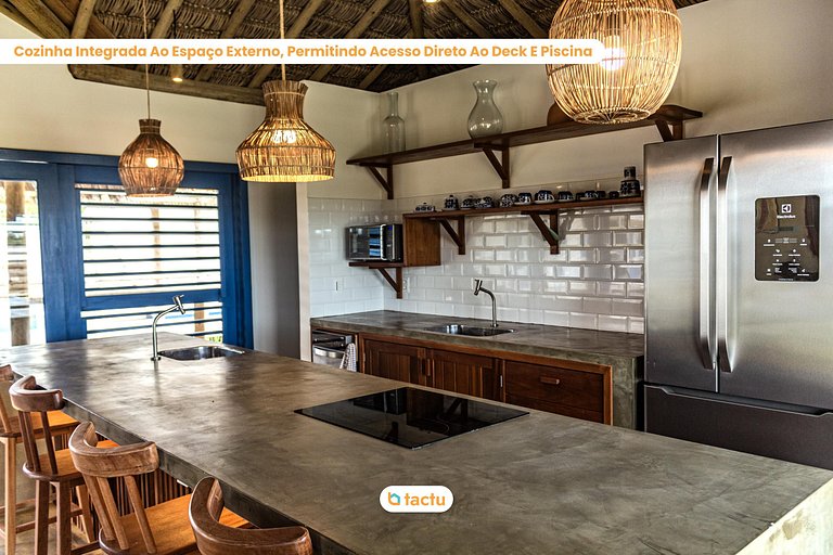 House Pipa in a luxury condominium in Fortim