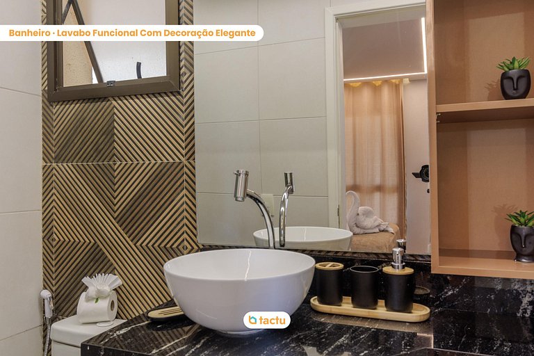 Apartamento Moderno en VG Sun Cumbuco por Tactu