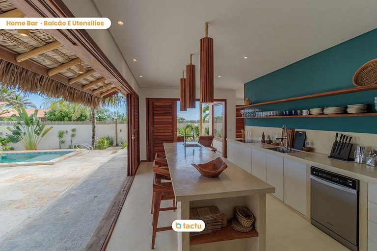 Luxury house in Fortim with pool