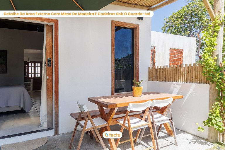 Casa Blanca, chalé em condomínio no Fortim