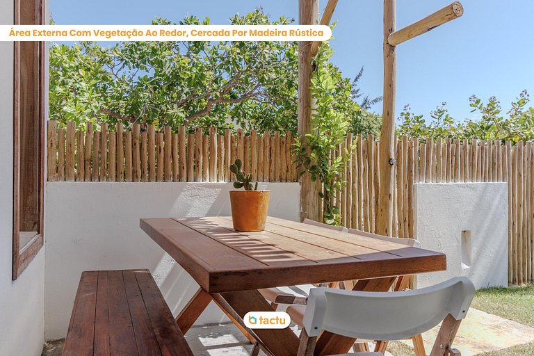 Casa Blanca, chalet en un condominio en Fortim