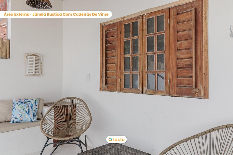 Casa Blanca, chalé em condomínio no Fortim