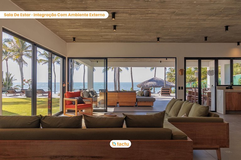 Vila Juriti: Casa de Luxo Frente Mar em Fortim