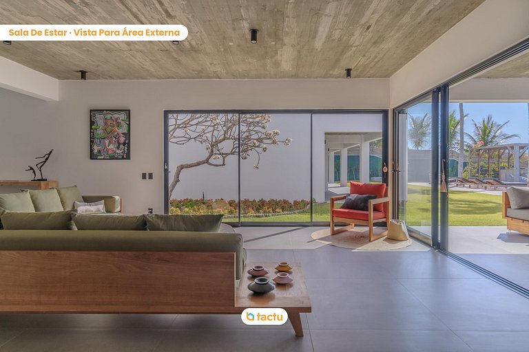Vila Juriti: Casa de Luxo Frente Mar em Fortim