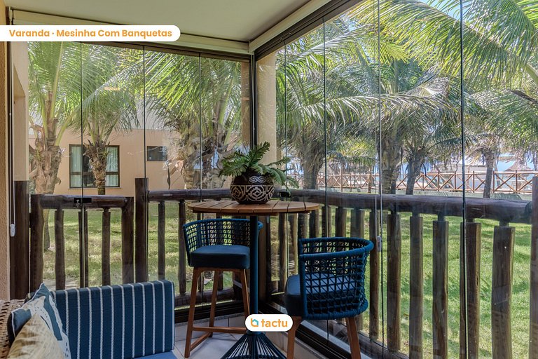 Bangalô térreo de 69 m2 com vista para o mar no VG Sun Cumbu
