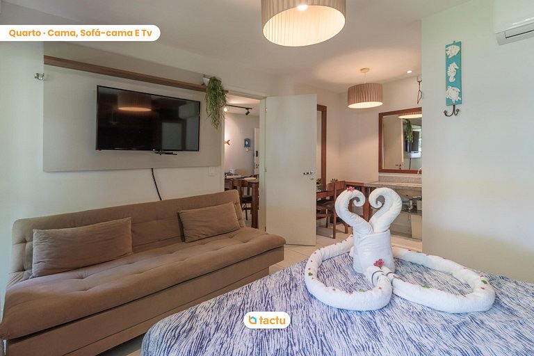 Bangalô térreo de 69 m2 com vista para o mar no VG Sun Cumbu