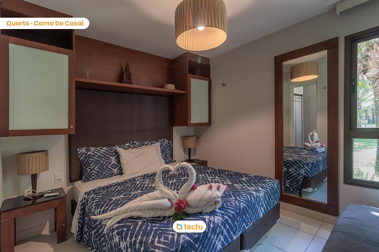 Bangalô térreo de 69 m2 com vista para o mar no VG Sun Cumbu