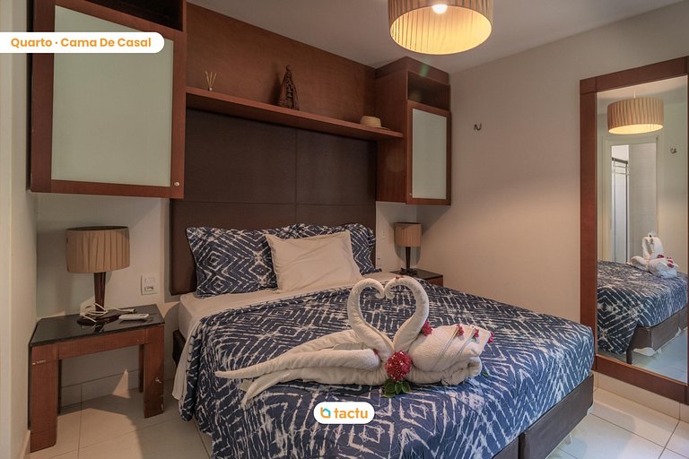 Bangalô térreo de 69 m2 com vista para o mar no VG Sun Cumbu