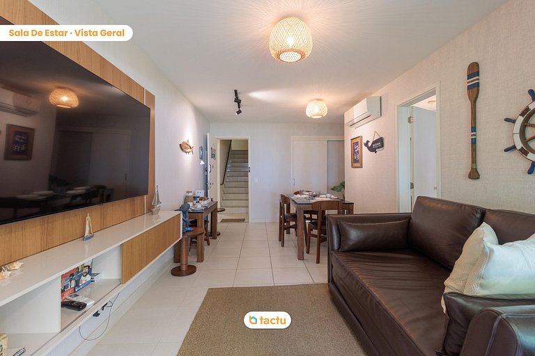 Bangalô térreo de 69 m2 com vista para o mar no VG Sun Cumbu