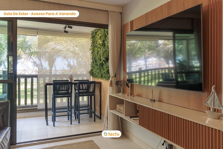 Ground floor sea view VG Sun Cumbuco by Tactu