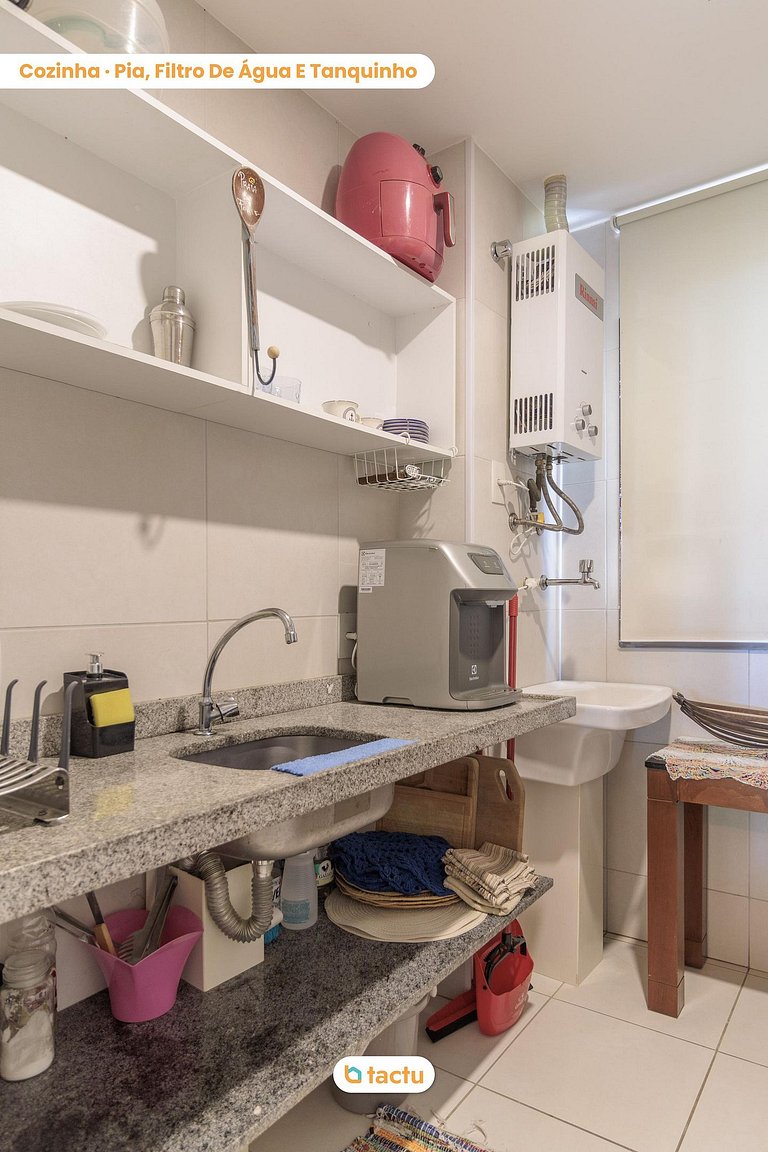 Bangalô térreo de 69 m2 com vista para o mar no VG Sun Cumbu