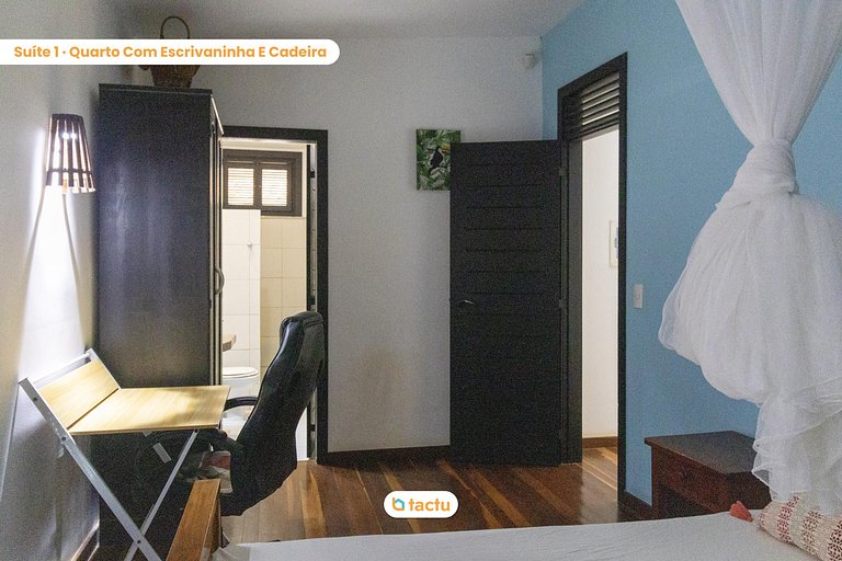 Casa Gracinda, com enorme piscina e jardim em Fortim