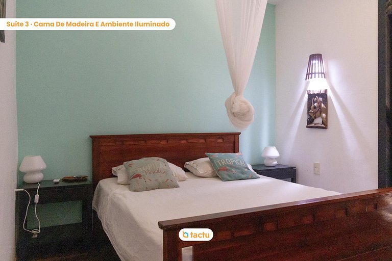 Casa Gracinda, with large pool and garden in Fortim